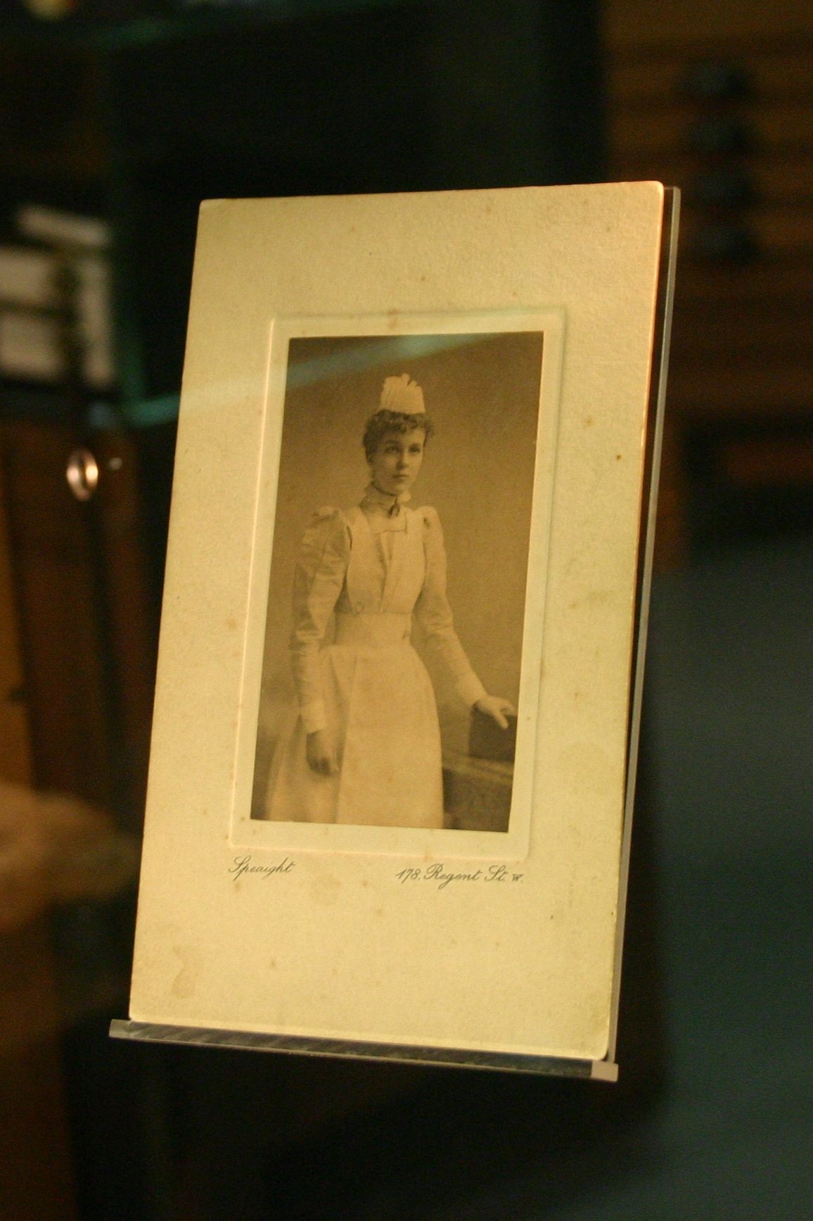 Helena Riddick's uniform and photo, Florence Nightingale Museum, St Thomas' Hospital, London (60).JPG